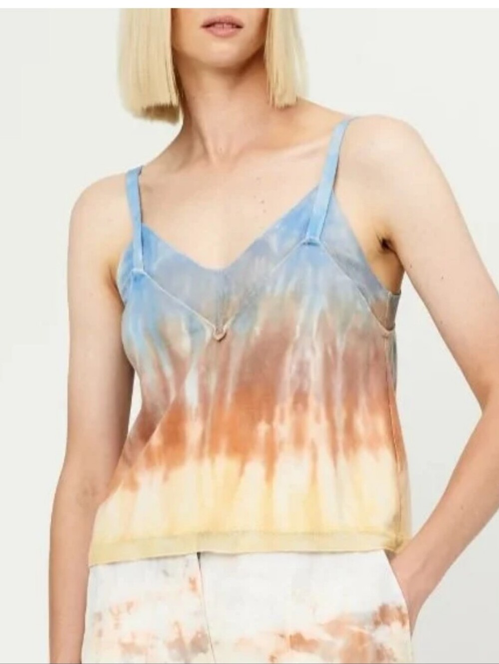 Raquel Allegra Oasis Top Landscape Tie Dye Size 1
